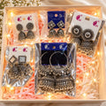 Royal Oxidized Jhumka Jewellery Hamper – 6-Piece Collection