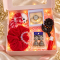 Luxury Red Rose Jewelry & Self-Care Gift Box for Women