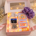 Pastel Rainbow Bracelet Watch & Beauty Gift Box for Women